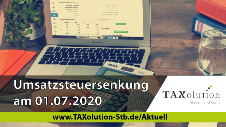 Umsatzsteuersenkung Zum 1. Juli 2020 – Informationen Und ...