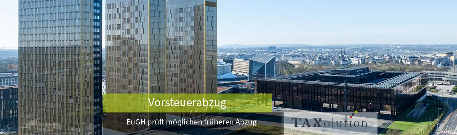 Vorsteuerabzug